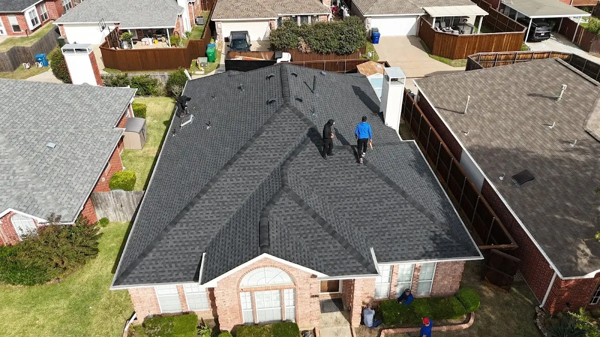 Slate & Tile Roof Repair work in progress on a Avocado Heights property